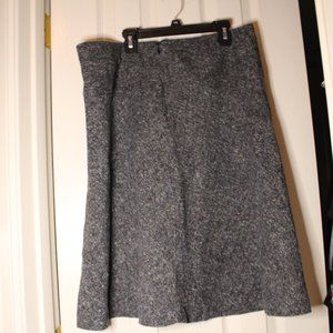 Gray Midi Skirt
